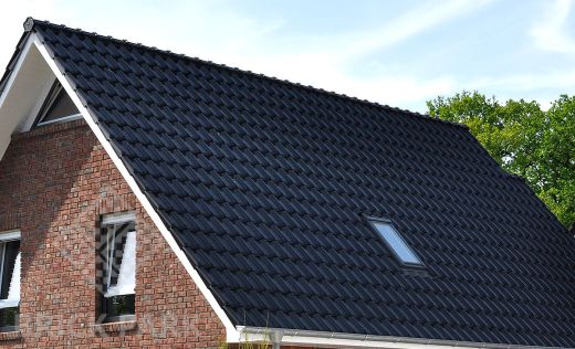 Керамическая черепица Roben MONZAplus schwarz-matt