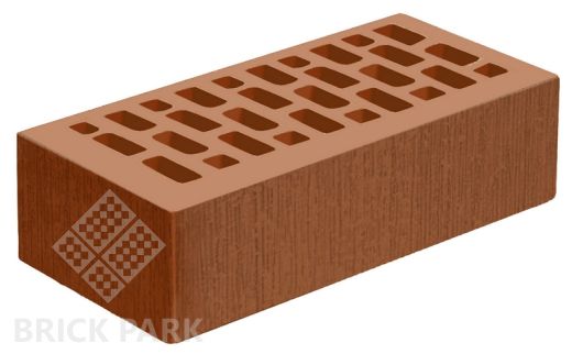 Кирпич ГКЗ Береста2 Терракотовый NF