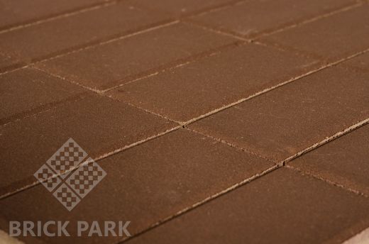 Бетонная брусчатка БРАЕР Прямоугольник Коричневый 200x100x40