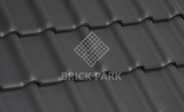 Черепица керамическая Laumans TIEFA XL TOP Натуральный Ангоб nr.30 xenon-grau