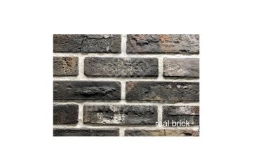 Плитка ручной работы угловая Real Brick Коллекция 6 Античная глина RB 6-13 глина графитовая 250/120х65х18