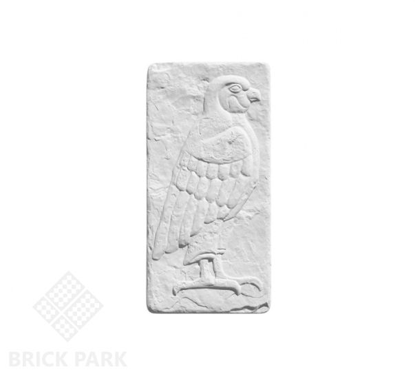 Декоративная вставка Идеальный камень "Птицы" №7 белый