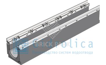 BGU-Z Универсальный лоток DN100, № 10-0, с оцинкованной насадкой, без уклона