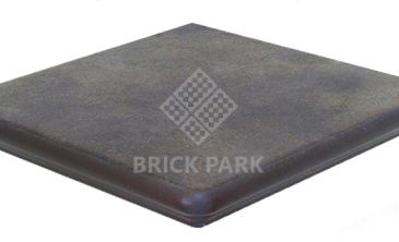 Клинкерная ступень флорентийская угл. Interbau Nature Art 320x320x9,5 Lava Schwarz 118