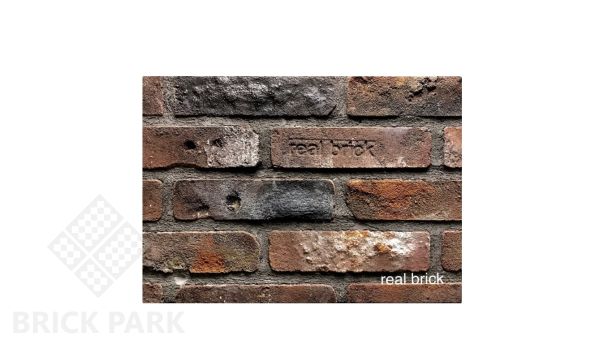 Плитка ручной работы угловая Real Brick Коллекция 6 Античная глина RB 6-04 глина бордовая 250/120х65х18