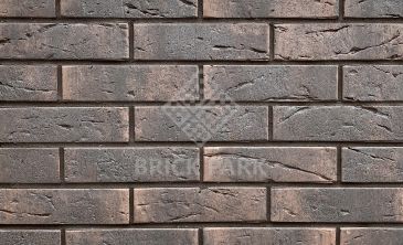 Кирпич Konigstein облицовочный полнотелый  МАНГЕЙМ ШВАРЦ ФИГУРНЫЙ R60 250х120х65