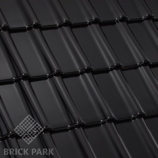 Черепица керамическая Laumans TIEFA SUPRA Матовая глазурь nr.20 schwarz