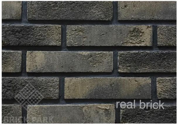 Кирпич ручной формовки Real Brick КР/0,5ПФ угловой RB 14 хаки 