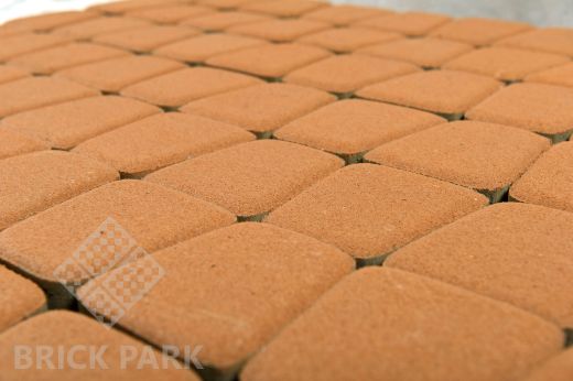 Бетонная брусчатка БРАЕР Классико круговая янтарный