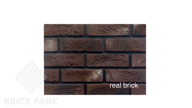 Плитка ручной работы угловая Real Brick Коллекция 4 RB 4-04 Бордовый