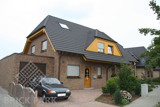 Кирпич Muhr Klinkerwerke 4 Gelbbronze-bunt geflammt 1/2 WDF