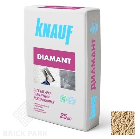 Штукатурка цементная декоративная Knauf Диамант 260 Сахара 25 кг