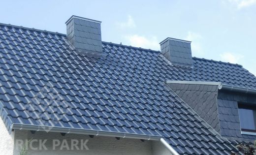 Керамическая черепица Roben BARI Schwarz-matt, glasur (Черный, матовая глазурь)