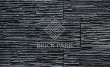 Декоративный камень Bergstone Коралловый риф черный пепел 19 (Угловой)