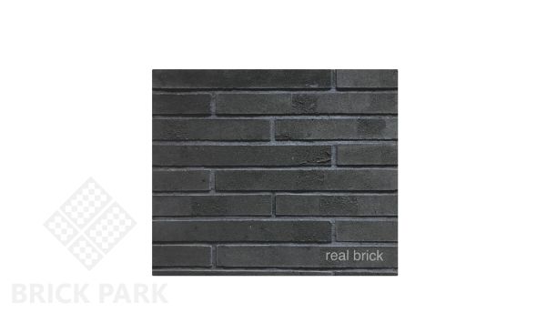 Кирпич ручной формовки Real Brick КР/1ПФ Ригель RB 13 графитовый