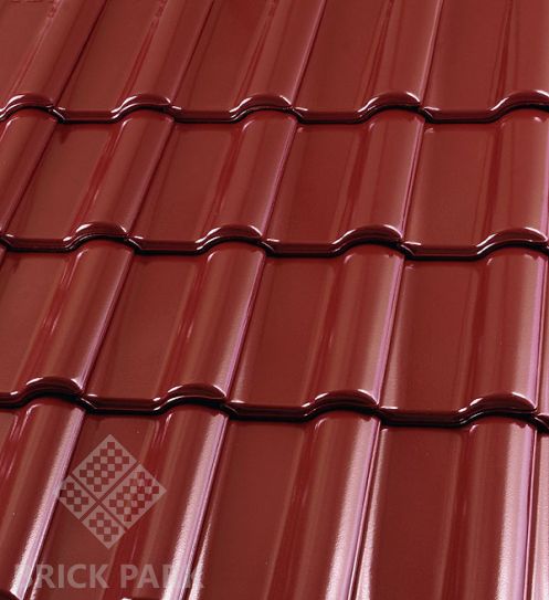 Керамическая черепица Roben BARI Cayenne, glanz-engobe (Кайенский, глянцевый ангоб)