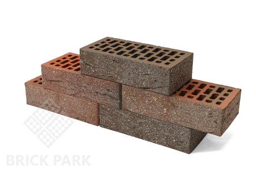 Кирпич BRAER Баварская кладка риф с песком 1НФ