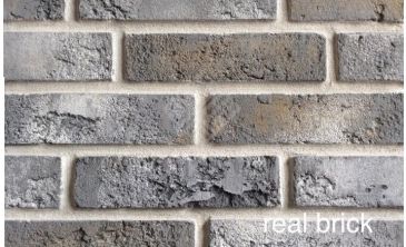 Кирпич ручной формовки Real Brick КР/0,5ПФ Ригель RB 12 платиновый