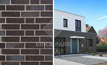 Клинкерная плитка Abc Buxtehude Kohle Schieferstruktur genarbt 365x71x10, фото
