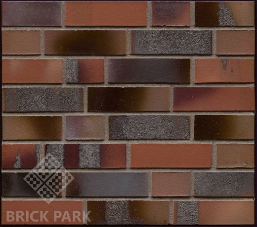 Кирпич Feldhaus Klinker carbona ardor coloratus K 570 NF