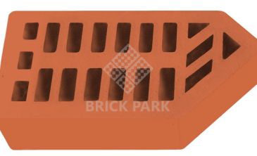 Кирпич фасонный Sanmax Красный ФЛ-2