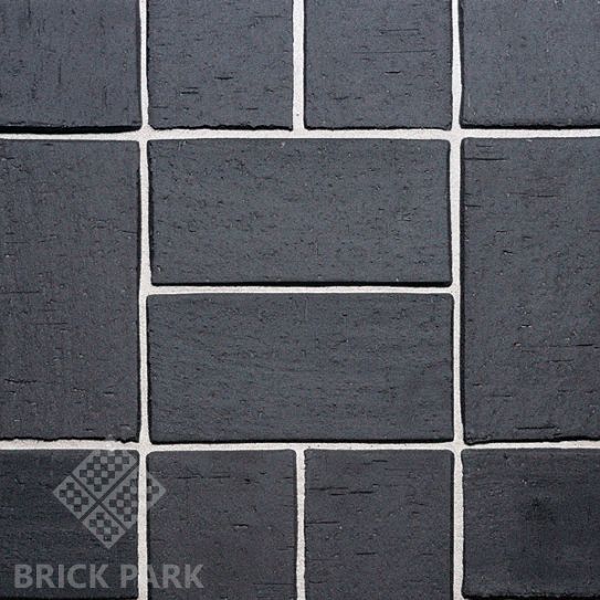 Клинкерная брусчатка Roben Pflasterklinker SCHWABING schwarz-nuanced, chamfered 200-40