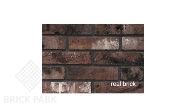 Плитка ручной работы угловая 20мм Real Brick Коллекция 2 RB 2-04 Бордовый