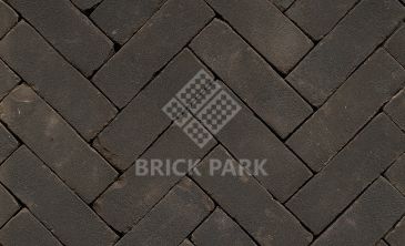 Клинкерная брусчатка Penter Nero Tumbled DF85