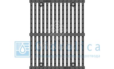Решётка чугунная щелевая DN500, 500/623/35, MW 28/15, кл. E600