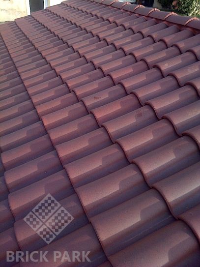 Черепица La Escandella Mixed 'S' Roof Tile Small RED Bourgogne