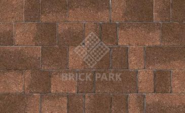 Тротуарная плитка Каменный век Старый город Stone Base Желто-коричневый 100×160×60