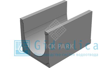 BGU-XL Универсальный лоток DN500, № 35-0, без уклона, высота 625