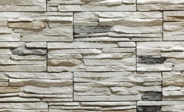 Декоративный камень Bergstone Рустик белый 00ГП (Рядовый)