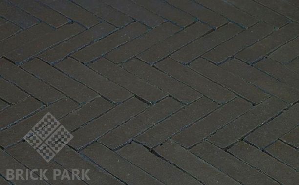 Клинкерная брусчатка Penter NERO WASSERSTRICH TUMBLED DF85