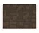 Тротуарная плитка Каменный век Кирпичик Color Mix Коричнево-черный 200×100×60