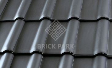 Керамическая черепица Roben PIEMONT Schiefergrau (Антрацитовый, Серый)