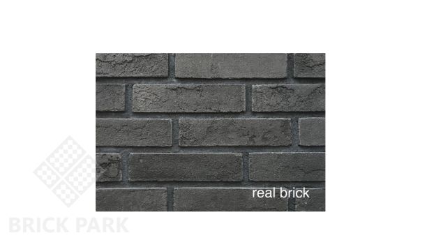 Плитка ручной работы угловая Real Brick Коллекция 2 RB 2-13 Графитовый