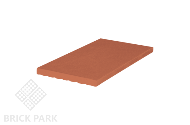 Клинкерная напольная плитка KING KLINKER Рубиновый красный (01), 150x330x12 мм