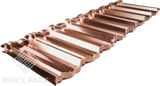 Черепица Metrotile MetroCooper МетроКлассик МЕДЬ