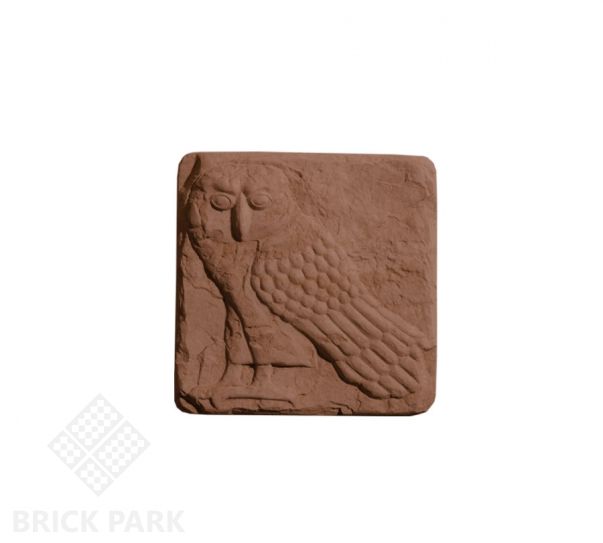 Декоративная вставка Идеальный камень "Птицы" №5 коричневый