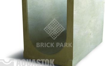 Лоток водоотводный бетонный ЛВБ Norma 400 №10/0 без уклона