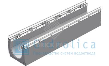 BGU-Z Универсальный лоток DN150, № 0, с оцинкованной насадкой, без уклона