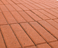 Бетонная брусчатка БРАЕР Прямоугольник Оранжевый