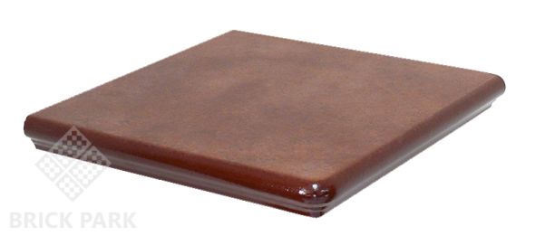 Клинкерная ступень флорентийская угл. Interbau Nature Art 320x320x9,5 Cognac Braun 114