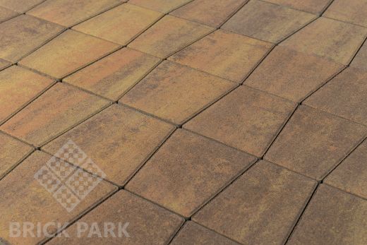 Бетонная брусчатка БРАЕР Старый город Веймар ПРАЙД 128/93x160x60