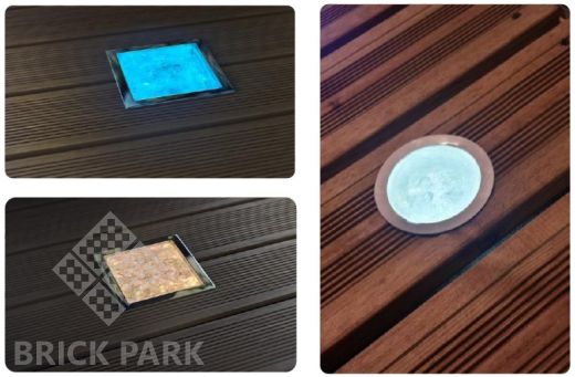 Светодиодная брусчатка LedStone 100x100 Cold 