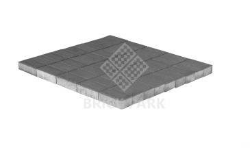 Бетонная брусчатка БРАЕР Прямоугольник серый 240x120x60