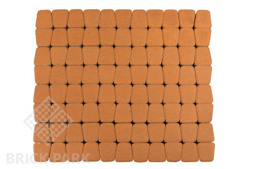 Бетонная брусчатка БРАЕР Классико круговая янтарный