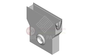 Пескоуловитель композитбетонный Filcoten DN100, 500/140/500, с муфтой