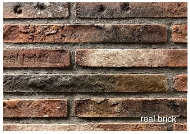 Кирпич ручной формовки Real Brick КР/0,5ПФ Ригель antic RB 04 глина античная бордовая